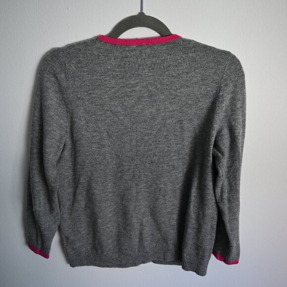 Moth by Anthropologie Cardigan – Gray with Pink Trim – Size S - Picture 2 of 14